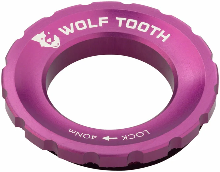 Wolf Tooth Wolf Tooth CenterLock Lockring – Purple