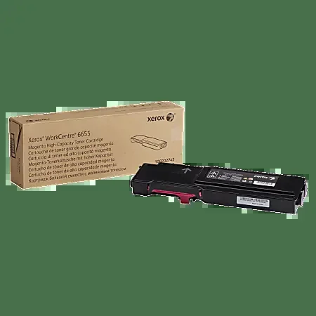 Xerox® 6655 Magenta High Yield Toner Cartridge, 106R02745