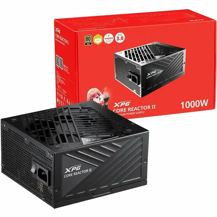 XPG COREREACTORII850G-BKCUS 850W Power Supply – Internal – 850 W – 1 Fan(s)