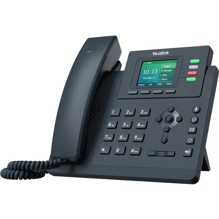 Yealink SIP-T33G IP Phone – Corded/Cordless – Corded – Wall Mountable, Desktop – Classic Gray