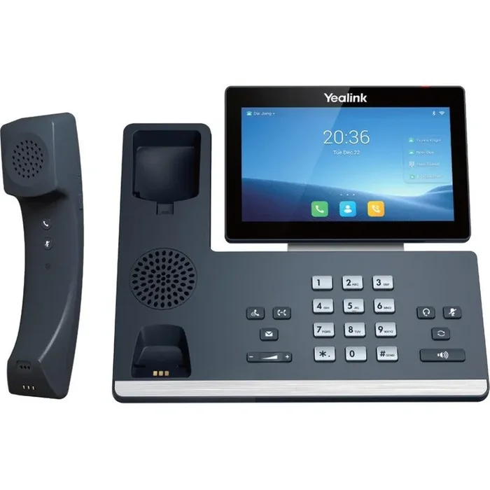 Yealink SIP-T58W Pro IP Phone – Corded/Cordless – Corded/Cordless – Bluetooth, Wi-Fi – Wall Mountable, Desktop – Classic Gray