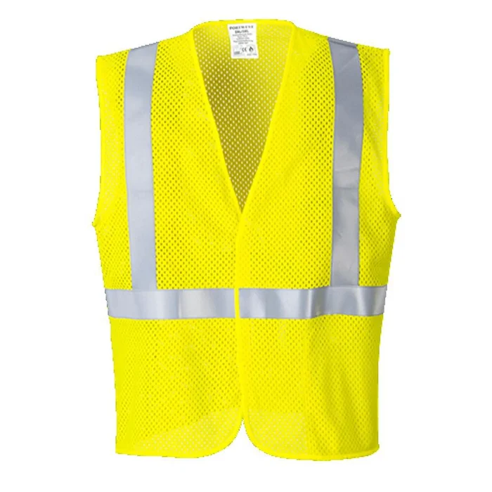 Yellow Arc Rated Flame Resistant Mesh Vest – 6XL UMV21YER6XL
