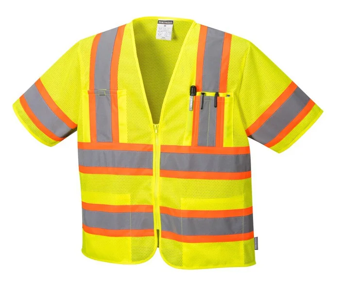 Yellow Augusta Sleeved Hi-Vis Vest – XL US383YERXL