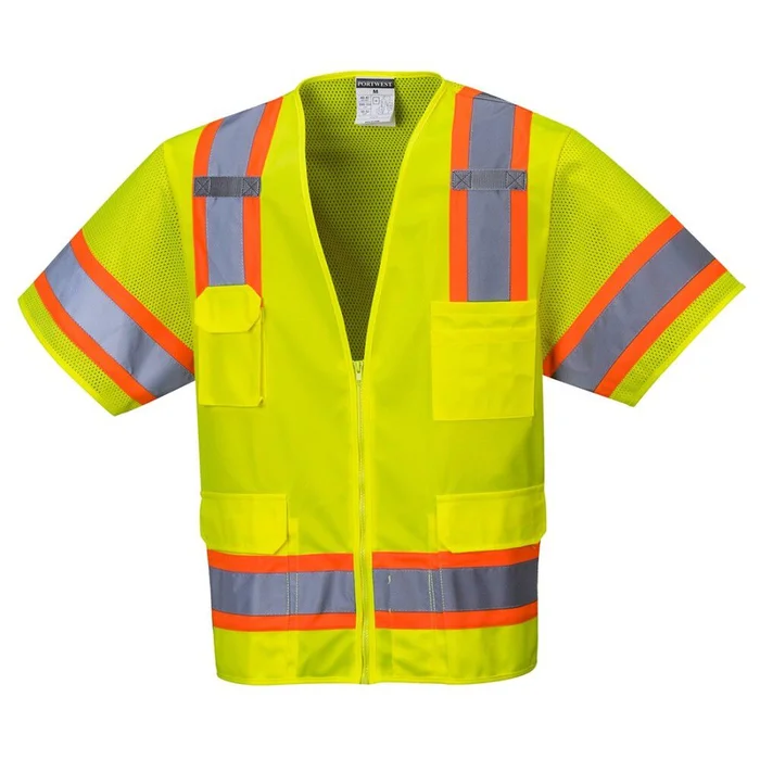 Yellow Aurora Sleeved Hi-Vis Vest – XLarge US373YERXL
