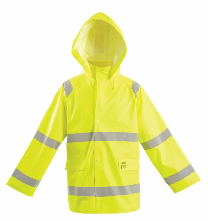 Yellow Flame Resistant Rain Jacket – Medium LUX-TJR/FR-YM
