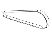 Zebra Kit Drive Belt 203 dpi ZT400 Series ZMx00 Series – 1 Pack