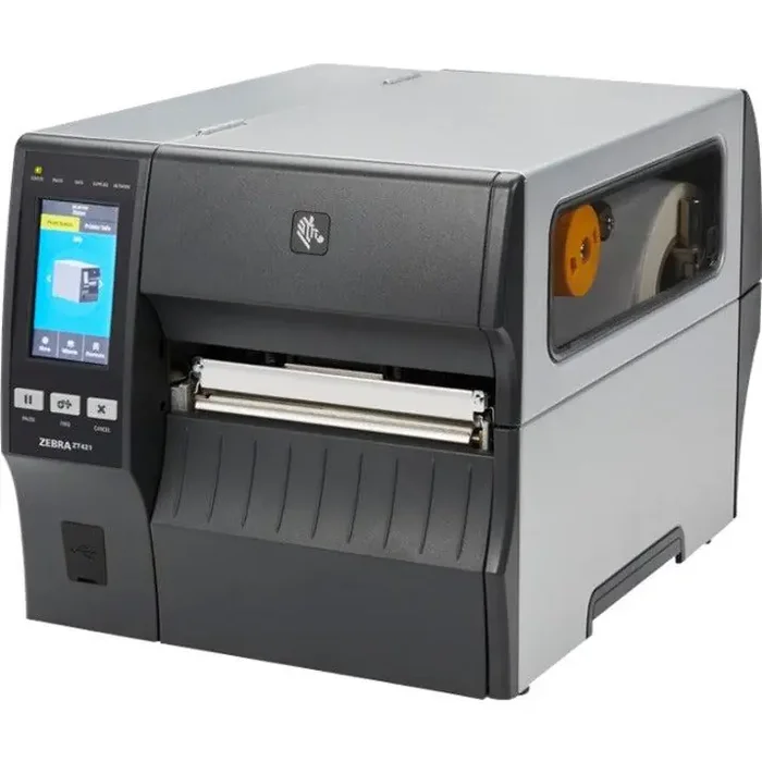 Zebra ZT421 Industrial Direct Thermal/Thermal Transfer Printer – Label Print – Ethernet – USB – Serial – Bluetooth