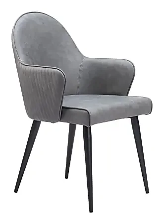 Zuo Silloth Dining Accent Chair, Gray